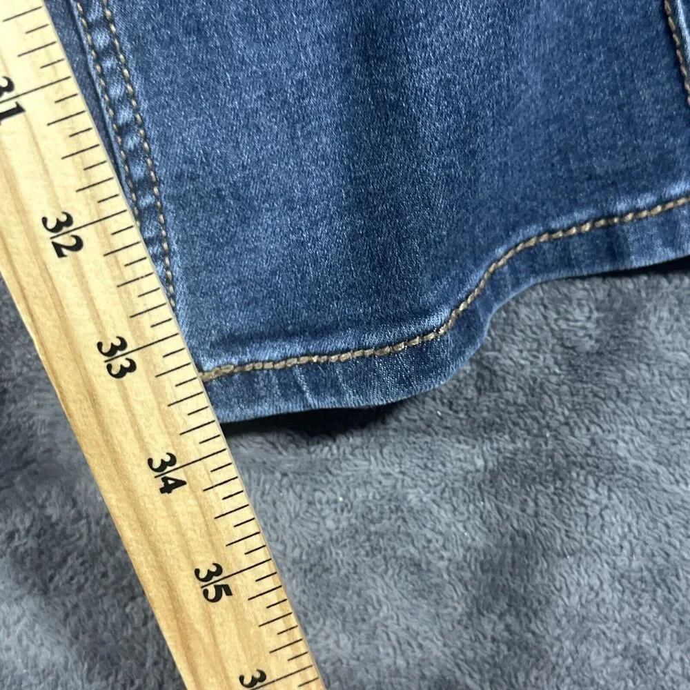 Classic Blue Flared Women's Jeans - Picture 7 of 16